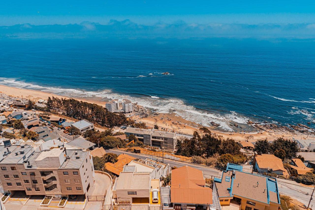 Ferienwohnung Hermoso Departamento Con Insuperable Vista Al Mar Vina del Mar Exterior foto