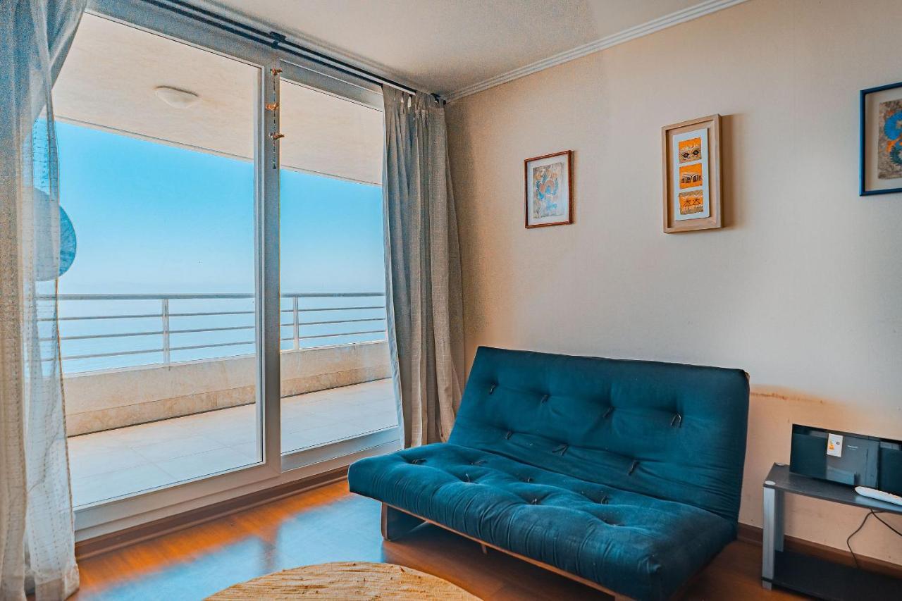 Ferienwohnung Hermoso Departamento Con Insuperable Vista Al Mar Vina del Mar Exterior foto