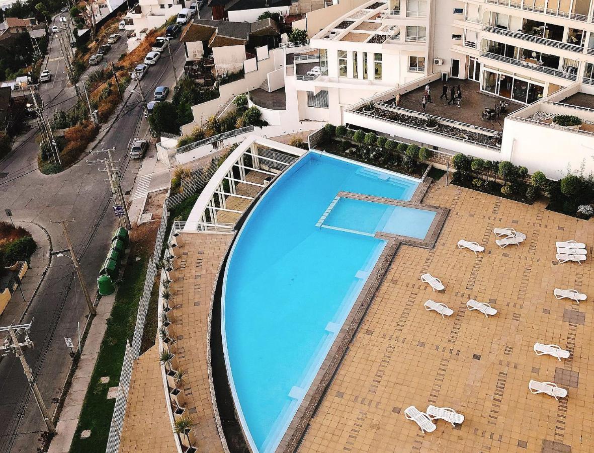 Ferienwohnung Hermoso Departamento Con Insuperable Vista Al Mar Vina del Mar Exterior foto
