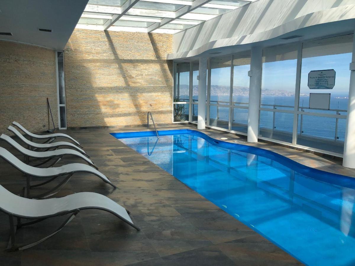 Ferienwohnung Hermoso Departamento Con Insuperable Vista Al Mar Vina del Mar Exterior foto