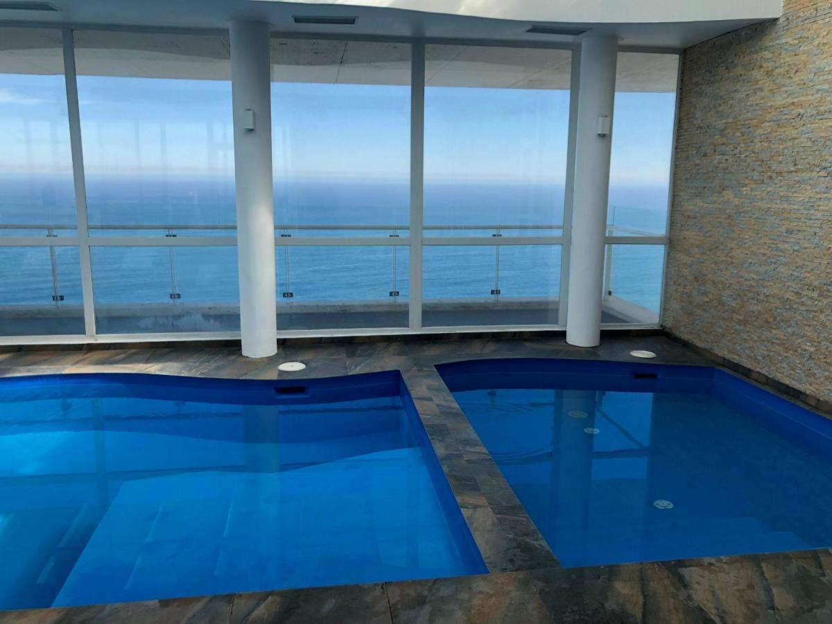 Ferienwohnung Hermoso Departamento Con Insuperable Vista Al Mar Vina del Mar Exterior foto
